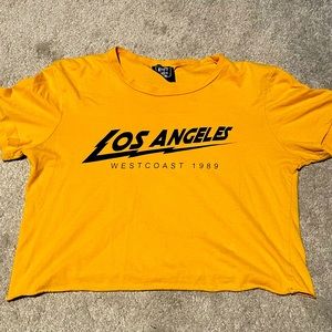 Thrifted Cropped LA Shirt 🫶🏽